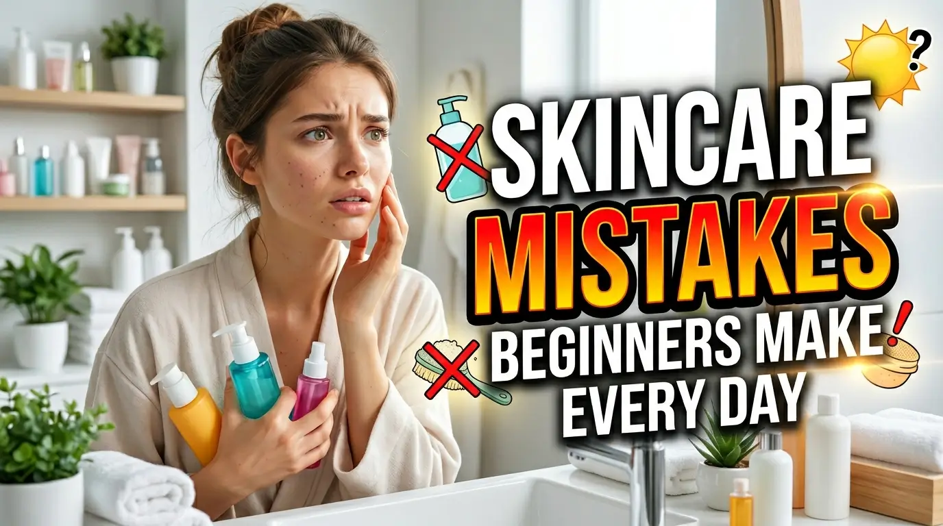 Skincare Mistakes Beginners Make Every Day 2026