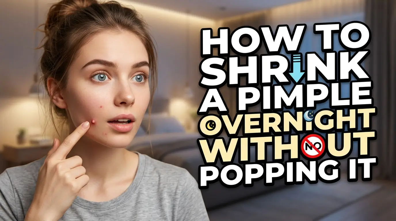 How To Shrink A Pimple Overnight Without Popping It 2026