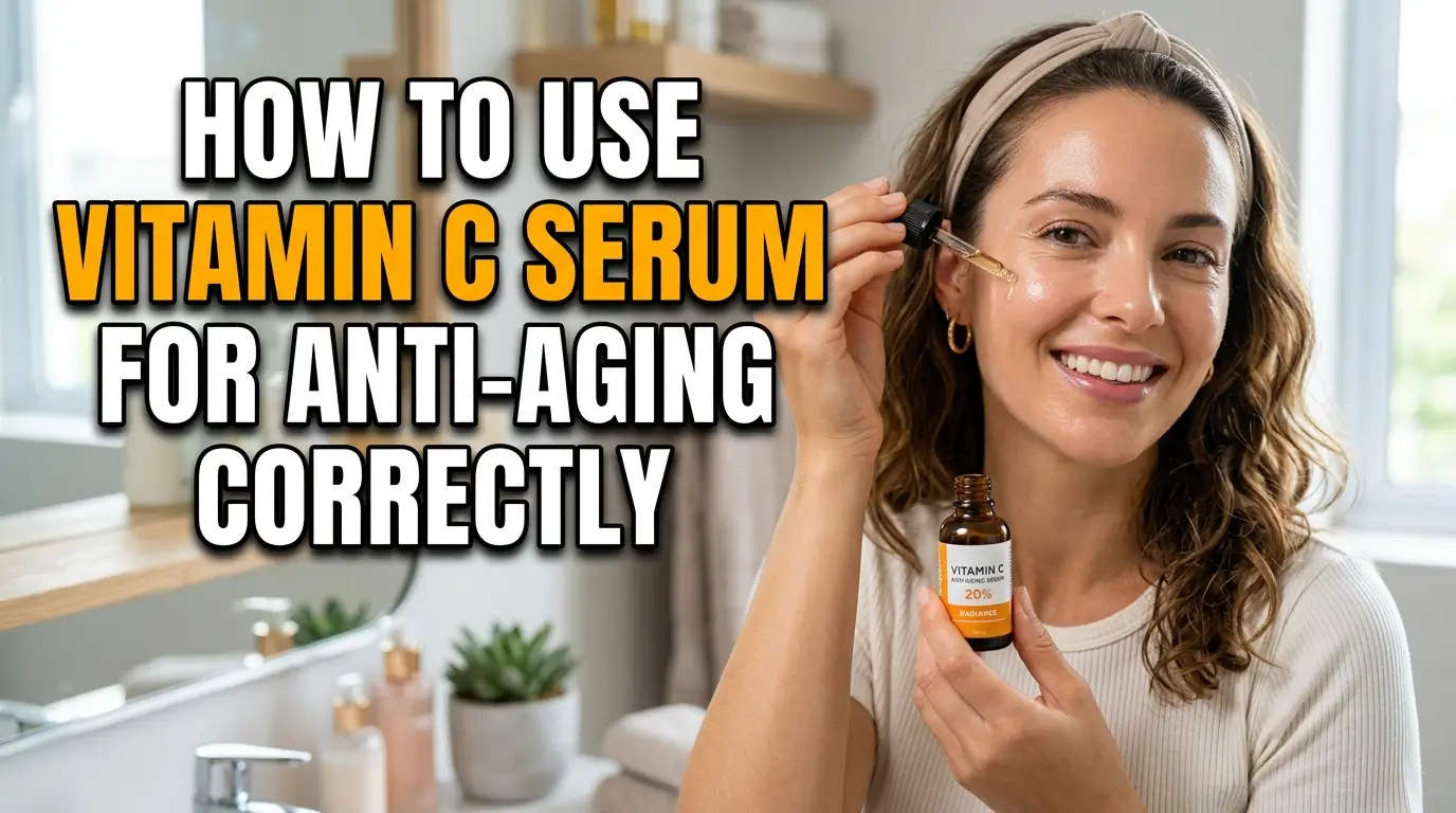 How To Use Vitamin C Serum For Anti Aging Correctly 2026